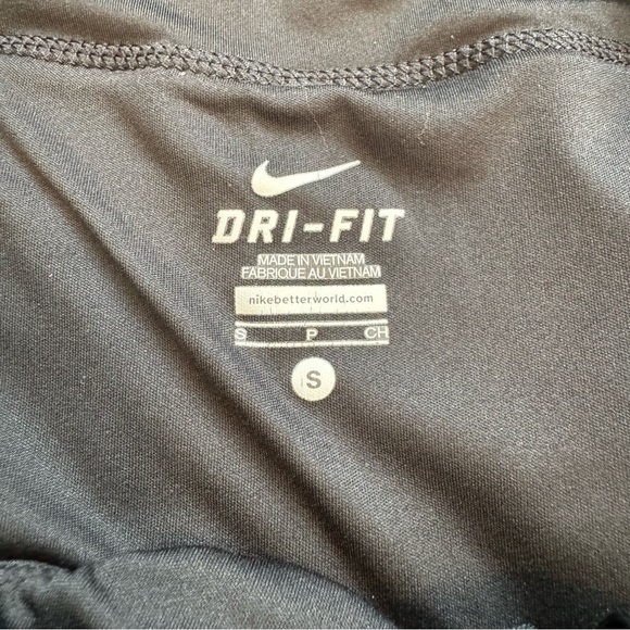 NIKE~ Women’s Canopy Crew Printed Dri Fit Lined Black Athletic Shorts Size Small - Picture 3 of 5